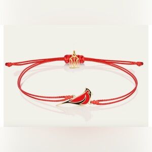 Mantra Jewelry Thread of the Red Cardinal Bracelet Always In My Heart